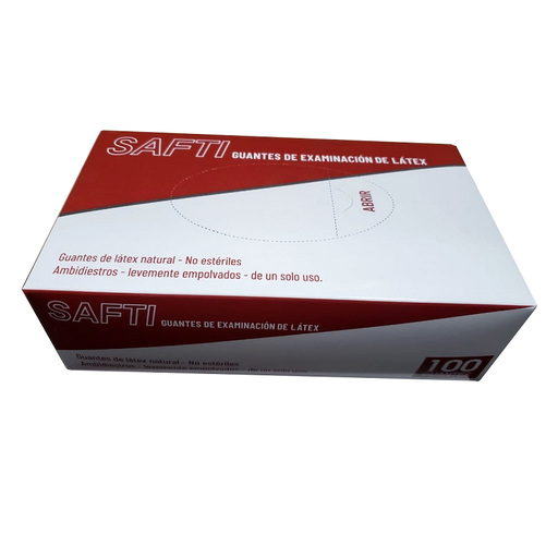 [64656] GUANTE QUIRUR SAFTI EXAM Lx100 
