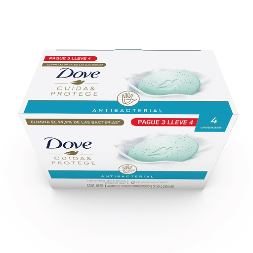 [64704] JABON DOVE ANTIB CUIDA&PROTEGE BARRAx90GR P3LL4 