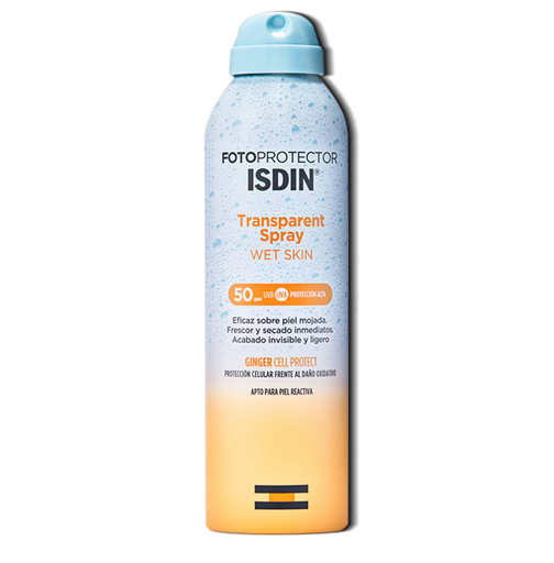 [65024] PROT-SOLAR ISDIN TRANSP WET SKIN SPF50 SPRAYx250ML 