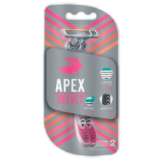 [65044] AFEIT APEX VELVET 4-HOJAS BLISTx2 