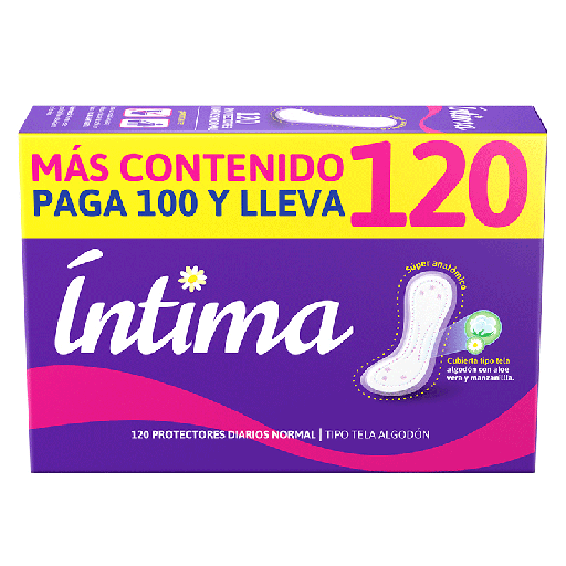 [65107] PROTEC INTIMA DIARIOS NORMALx120 