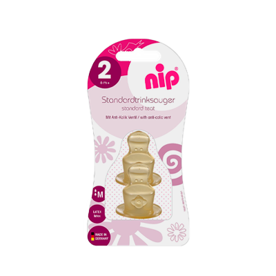 [65422] CHUPON NIP LATEX M FLUJO MEDIO STD 6+Mx2 