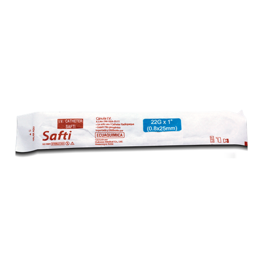 [65521] CATETER SAFTY I.V #22Gx1" 