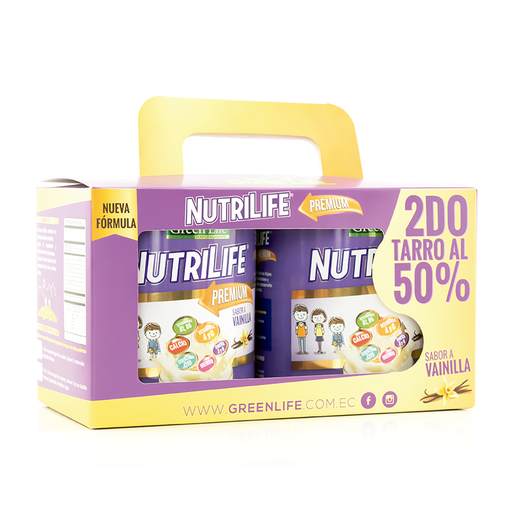 [65629] NUTRILIFE PREMIUM VAINILLA LATAx400GR+2DO 50%DESC 