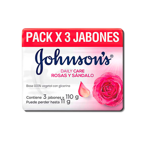 [65697] JABON JJ ROSAS Y SANDALO BARRAx110GRx3 