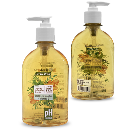 [65708] JABON-LIQ NF DR. PEÑA JENGIBRE+VIT-Ex250ML 