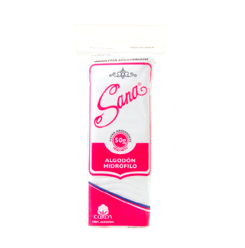 [65752] ALGODON SANA HIDROFILO FDAx50GR 