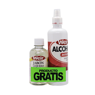 [66105] ALCOHOL ANTISEP SPRAY  SOL-TOPx70%x500ML+JAB-LIQx250MLWEIR