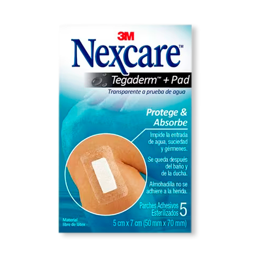 [66217] PARCHE NEXCARE TEGADERM 5CMx7CMx5 