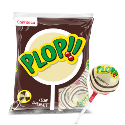[66307] CHUPETE PLOP LECHE CHOCOLATE FDAx24 