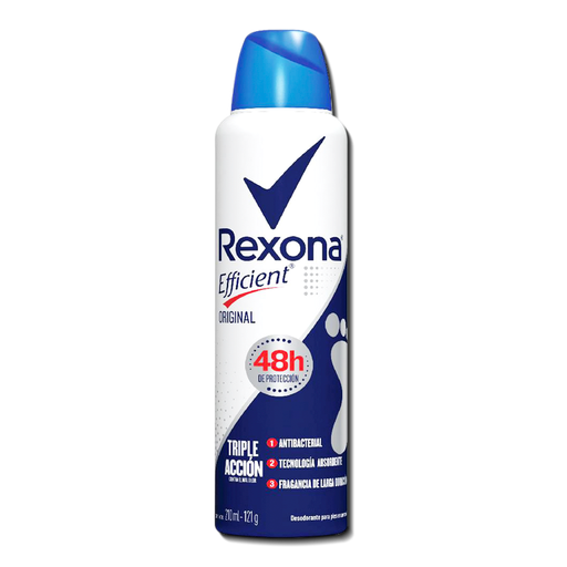 [66344] DESOD REXONA EFFICIENT ORIGINAL PIES AERx210ML 