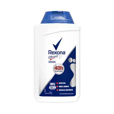 [66345] TALCO REXONA EFFICIENT ORIGINAL PIESx55GR 