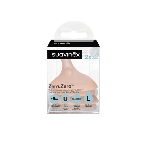 [66371] CHUPON SUAVINEX ZERO.ZERO +6M Lx2 