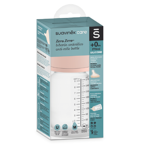 [66372] BIBERON SUAVINEX ZERO.ZERO +0M Sx270ML 