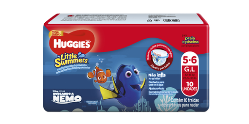 [66605] PAÑAL HUGGIES LITTLE SWIMMERS GDEx10 
