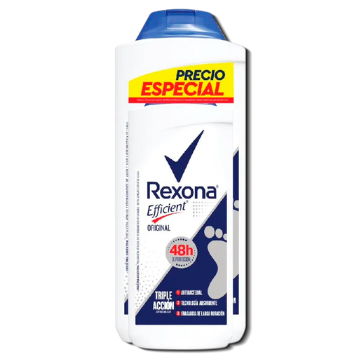 [66698] TALCO REXONA EFFICIENT PIESx180GR+TALCOx55GR PACK 