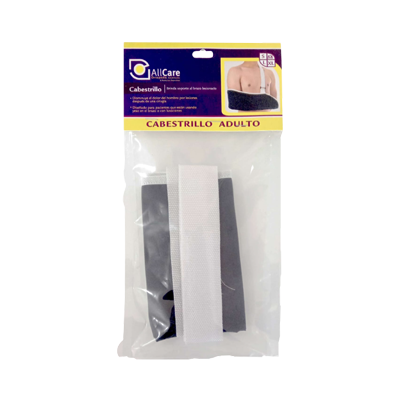 [66735] CABESTRILLO ADULTO MALLA NEGRA ALLCARE TALLA M 