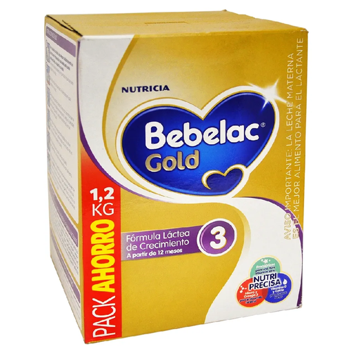 [67138] LECHE BEBELAC GOLD ET-3 CAJAx1.2KG+2DA 60% DCTO 