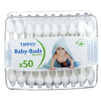 [67255] COTONETE TIPPYS BABY-BUDS ECOLOGICO CAJAx50 