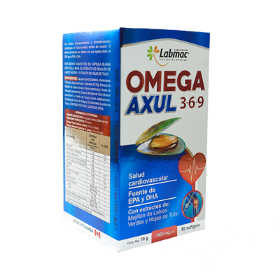 [67274] OMEGA AXUL 3-6-9 LABMAC CAP-BLANx1400MGx50 