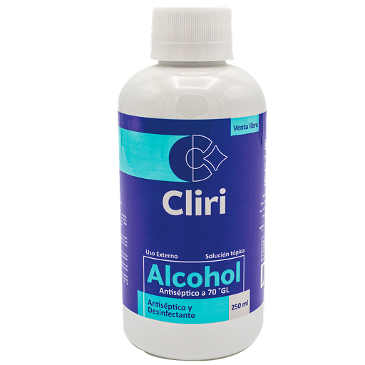 [67387] ALCOHOL ANTISEP CLIRI  SOL-TOPx70%x250ML