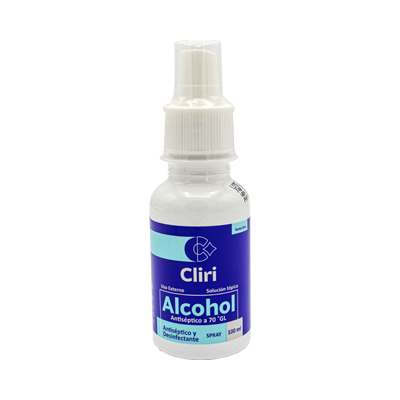 [67393] ALCOHOL ANTISEP CLIRI SPRAY  SOL-TOPx70%x100ML