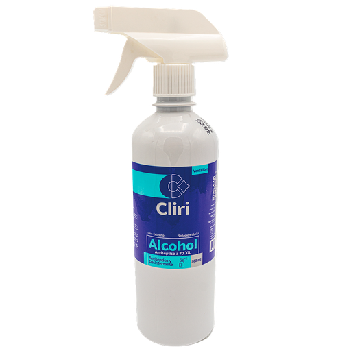 [67405] ALCOHOL ANTISEP CLIRI ATOM GATILLO  SOL-TOPx70%x500ML