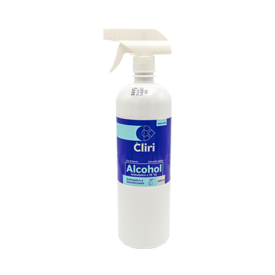[67407] ALCOHOL ANTISEP CLIRI ATOM GATILLO  SOL-TOPx70%x1000ML