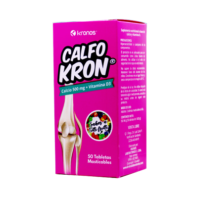 [67417] CALFOKRON T-FRUTI TAB-MASx500MG/2.49MCGx50 