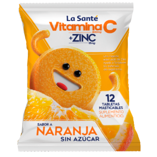 [67464] VITAMINA C+ZINC NARAN TAB-MASTx500/15MGx12(12) LSTE 