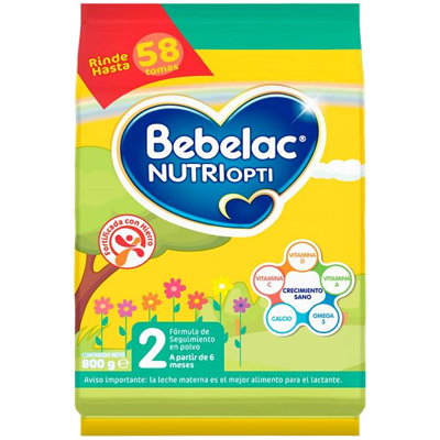 [67541] LECHE BEBELAC NUTRIOPTI ET-2 FDAx800GR 