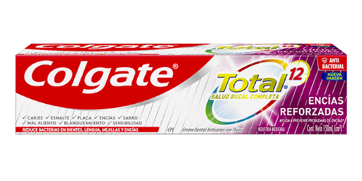 [67710] PASTA COLGATE TOTAL12 ENCIAS REFORZADASx150ML 