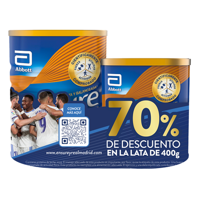 [67795] ENSURE ADVANCE VAINILLA LATAx850GR+ LATAx400GR 70%DCTO 