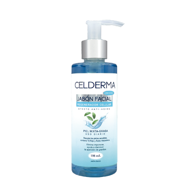 [67806] JABON-LIQ CELDERMA PIEL-MIXTA-GRASA FACIALx198ML 