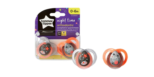 [67813] ENTRETENEDOR TOMMEE TIPPEE NIGTH TIME 0-6Mx2 
