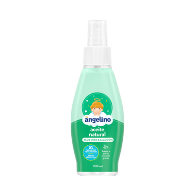 [68280] ACEITE ANGELINO NATURAL ALOE VERA&ALGODÓN SPRAYx100ML 