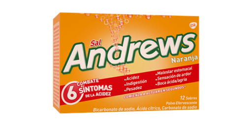 [68371] SAL ANDREWS NARANJA  POL-EFE-SOL-ORALx5GRx12
