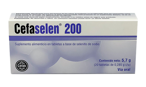 [68522] CEFASELEN TABx200MCGx20 