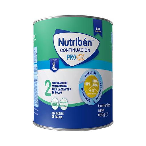 [68524] LECHE NUTRIBEN CONTINUACION PROALFA ET-2 LATAx400GR 