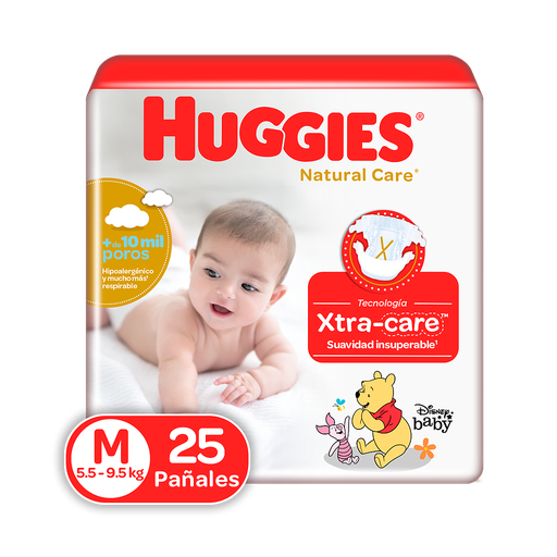 [68849] PAÑAL HUGGIES NAT-CARE E2/Mx25 