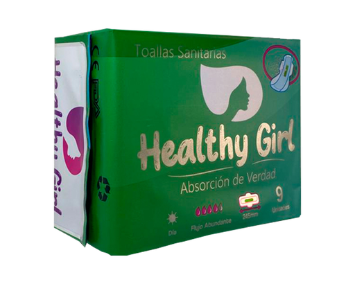 [68902] TOALLA HIG HEALTHY GIRL DIA C-ALASx9 