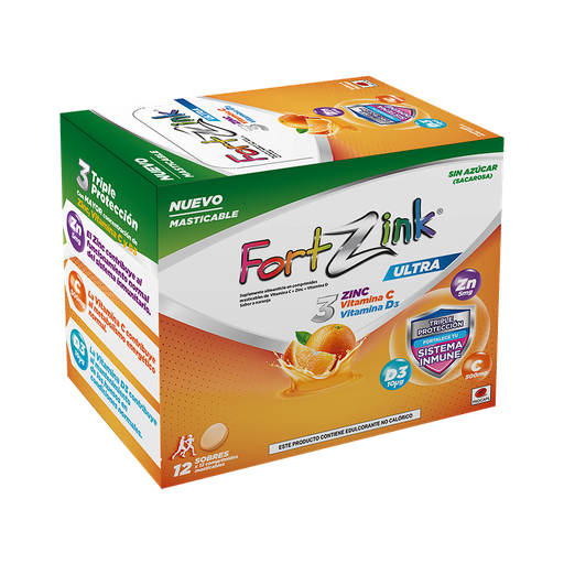 [68905] FORTZINK ULTRA VIT C+ZINC+VIT D COM-MASTx12(12) 
