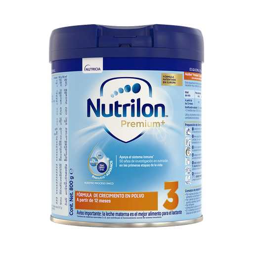 [69059] LECHE NUTRILON PREMIUN+ ET-3 LATAx800GR 