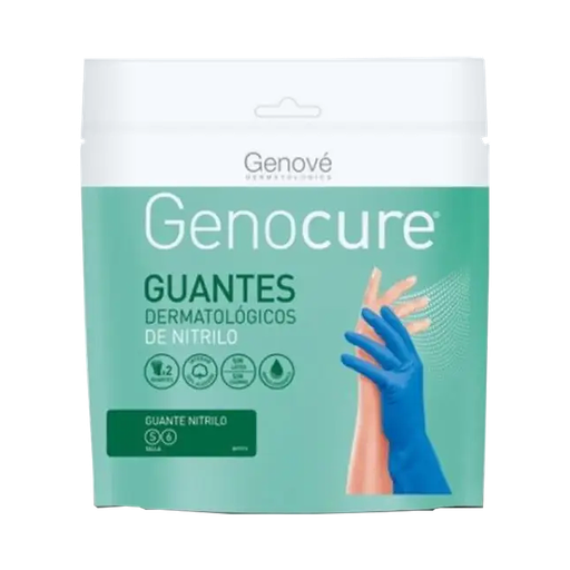 [69079] GUANTE DERMATOLOGICO GENOCURE NITRILO Mx2 