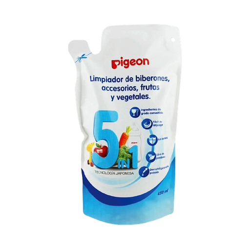[69177] LAVA BIBERON PIGEON 5EN1 DOYPACKx450ML 