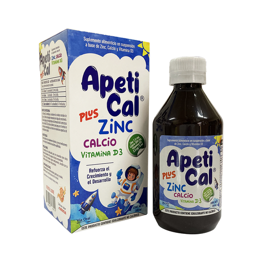 [69208] APETICAL PLUS ZINC+CAL+VIT-D3 SUS-ORALx200ML 