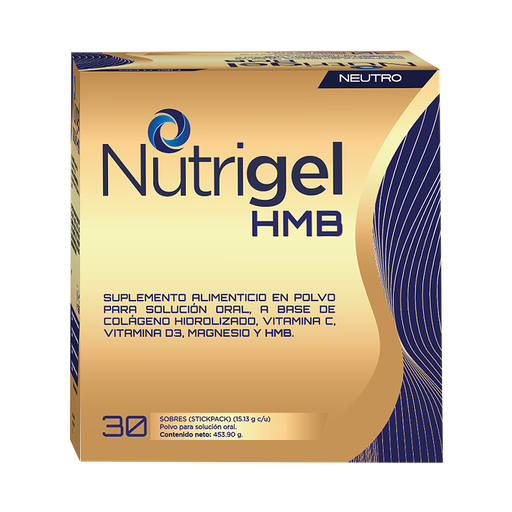 [69353] NUTRIGEL HMB NEUTRO SOBx15.13GRx30 