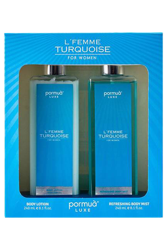 [69367] SET LFEMME TURQ 2PCS LOCION+REFRESH BODY 