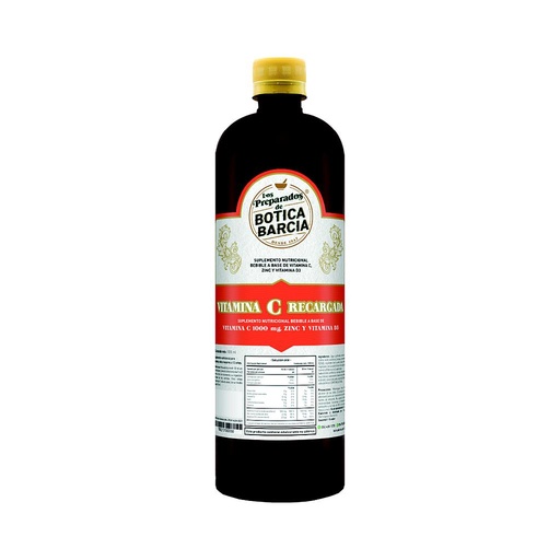 [69381] BARCIA VITAMINA C RECARGADA SOL-ORALx1000ML 