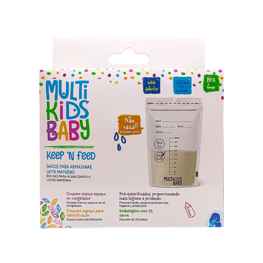 [69722] RECOLECTOR LECHE MATERNA MULTIKIDS BABY BOLSAx25 